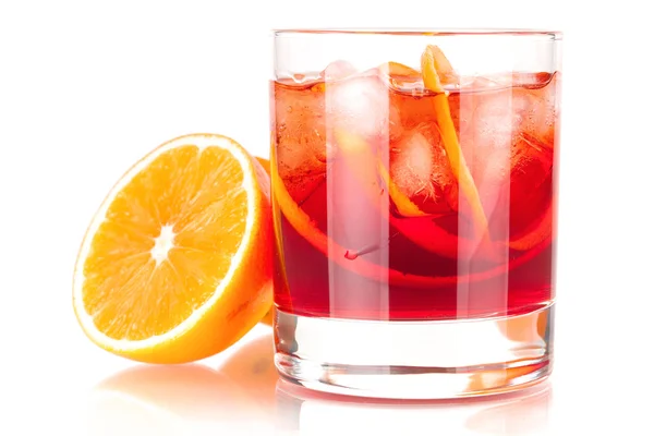 Alcohol cocktail collection - Negroni wi — Stock Photo, Image