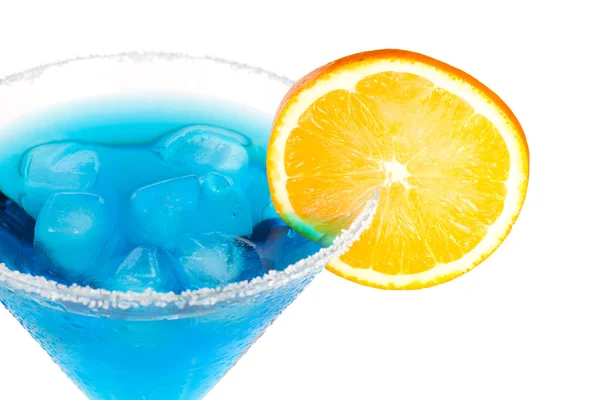 Cocktail collectie - blauwe martini met — Stockfoto