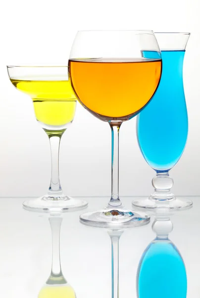 Veel kleur cocktails — Stockfoto
