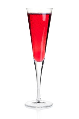 Kir royal alcohol cocktail clipart