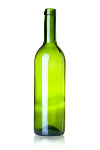 Пустой винный флакон — стоковое фото