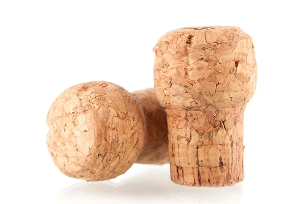 Two champagne corks — Stock Photo, Image