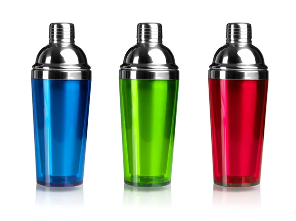 Three color shakers — Stock Photo, Image