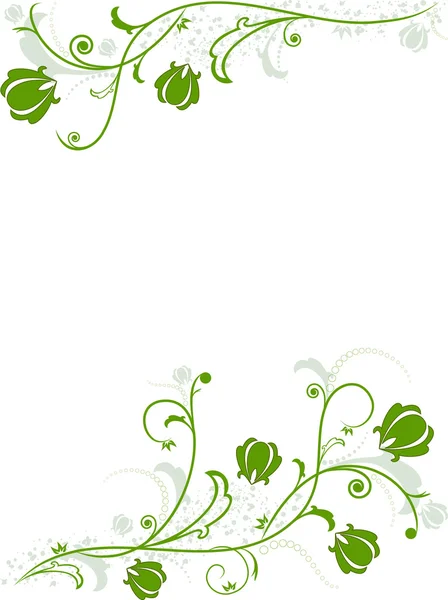 Background with the spring flowers — Stock Vector