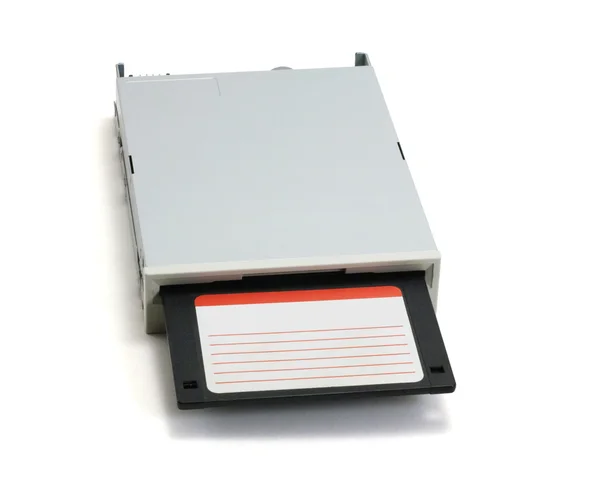Floppy disk en drive — Stockfoto