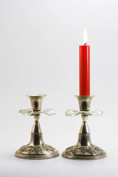 stock image Red candle and candlesticks