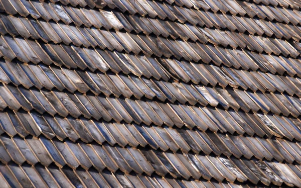 木材屋顶 — 图库照片