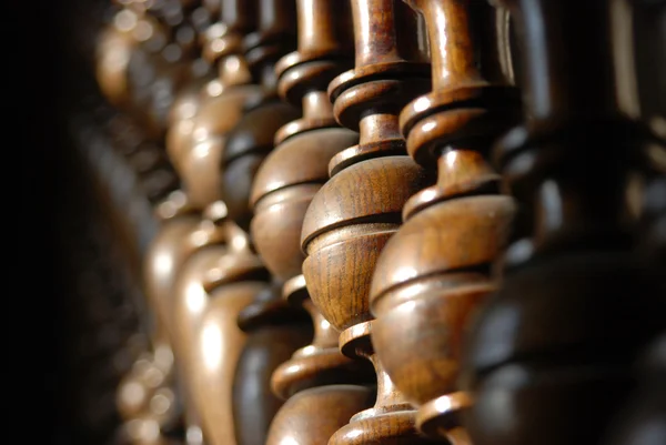 Escadas de madeira backround — Fotografia de Stock
