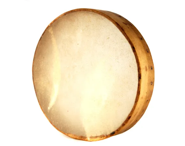 Tambourine isolated on white — Stock Photo, Image