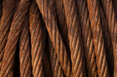 Rusty iron rope background clipart