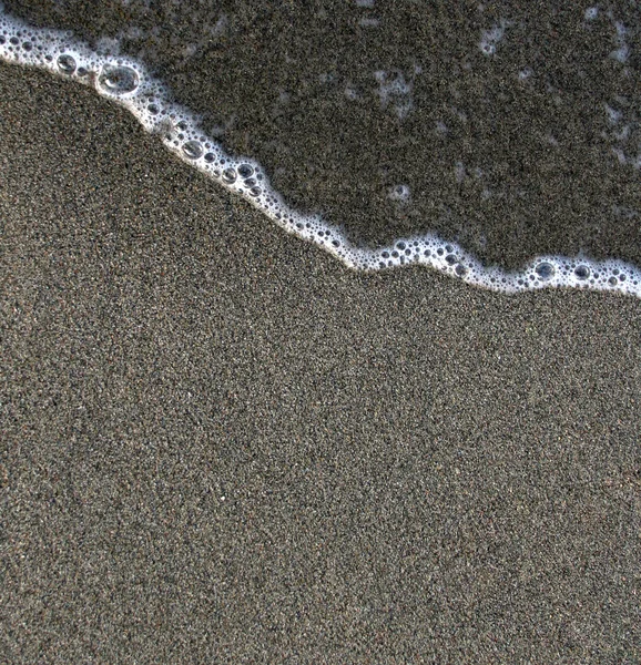 Wave on sand — Stock Photo, Image