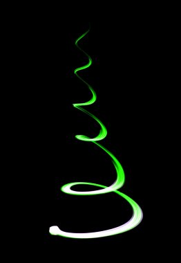 Xmas tree (lights) clipart