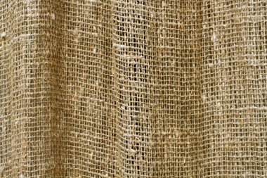 Rough burlap curtain background clipart