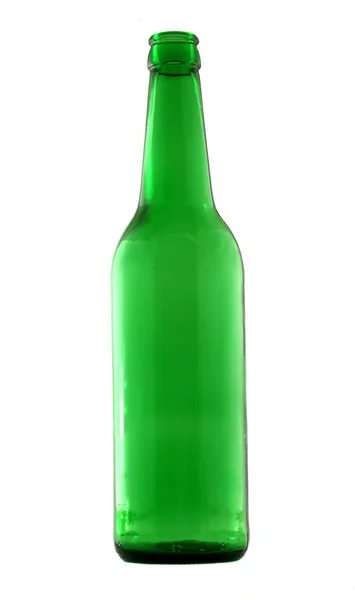 Green beer boottle — Stock Photo, Image