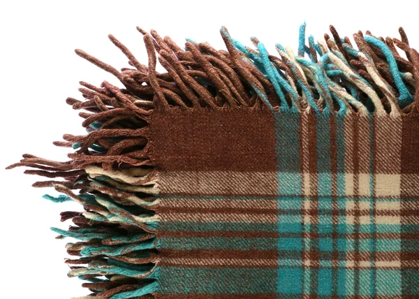 Tartan wool blanket — Stock Photo, Image