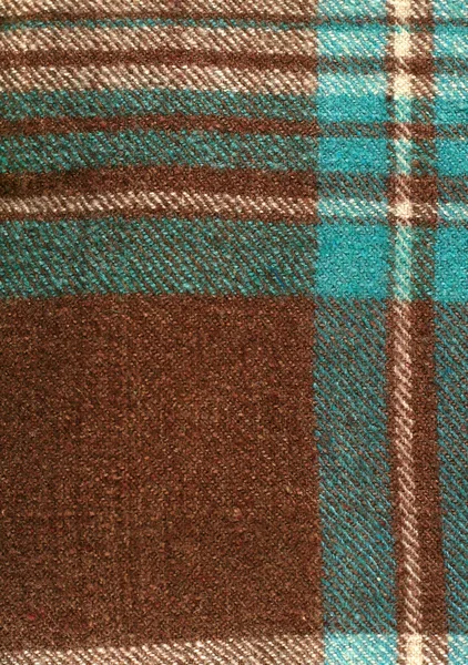Coperta di lana tartan — Foto Stock