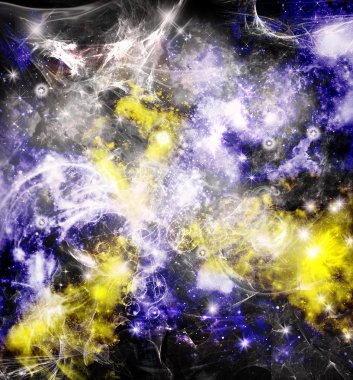 Space abstraction, clipart