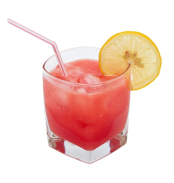 Szkło z soku z arbuza — Zdjęcie stockowe