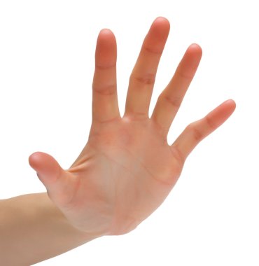 Five fingers clipart