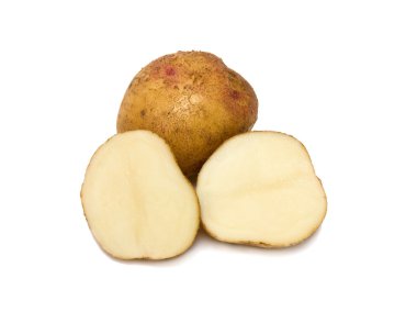 Ripe potatos clipart