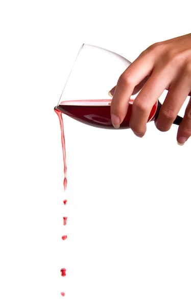 Vloeiende wijn — Stockfoto