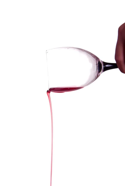 Vloeiende wijn — Stockfoto