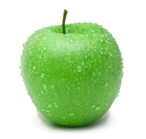 Mogen grönt äpple — Stockfoto