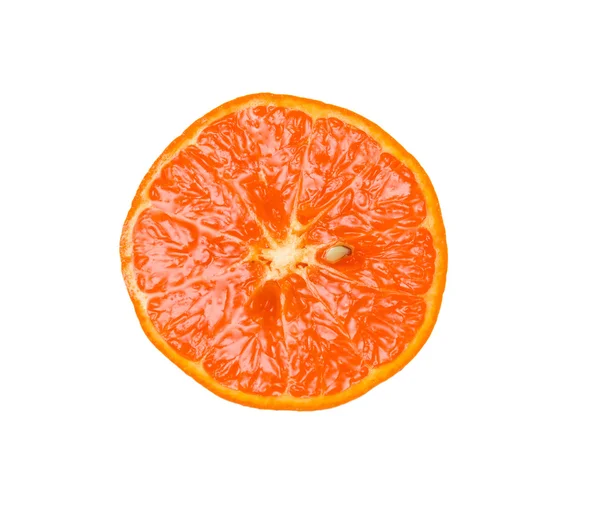 De helft voor tangerine — Stockfoto