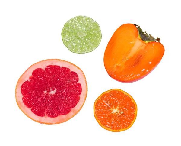 Seções de alguns frutos — Fotografia de Stock