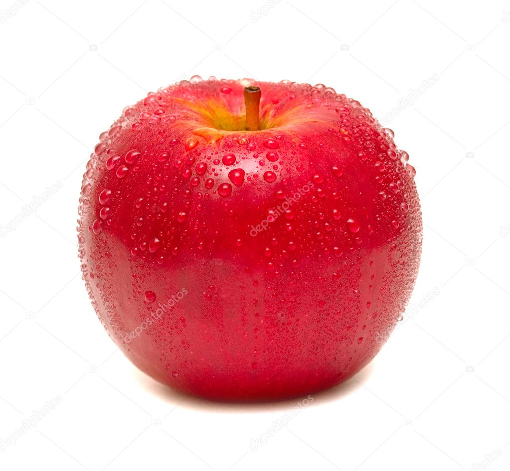 Ripe red apple