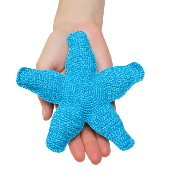 Blue starfish — Stock Photo, Image