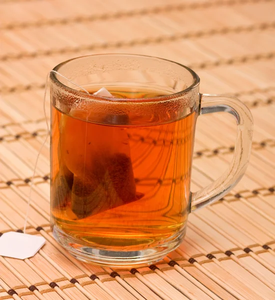 Chá em um copo — Fotografia de Stock