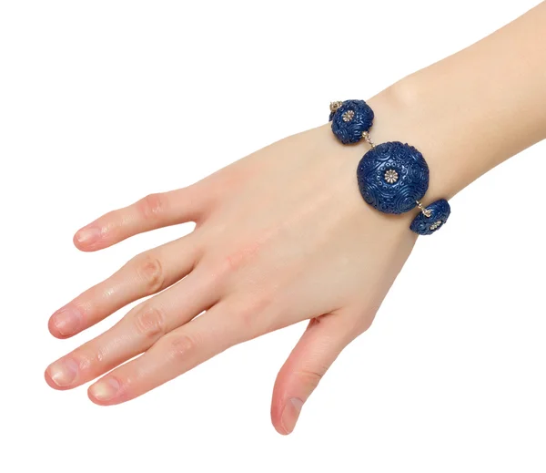 Blaues Armband — Stockfoto