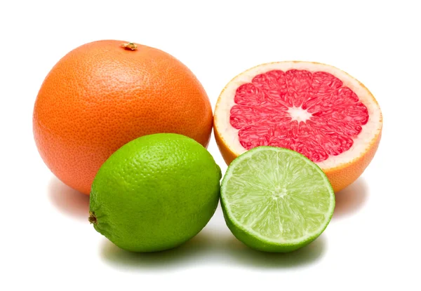 Lime and grapefruit — Stock Photo, Image