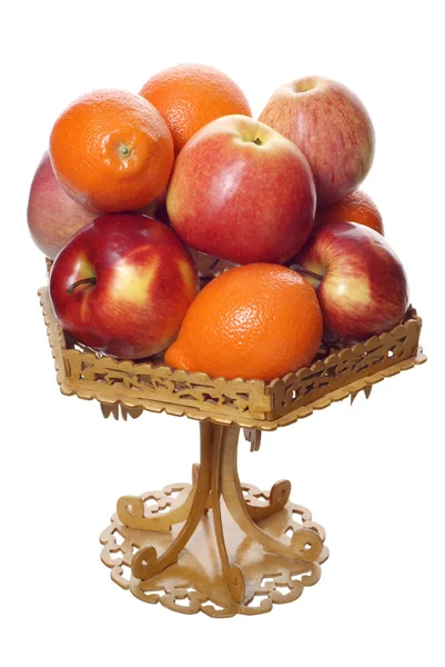Apples and mandarins — Stock Photo, Image