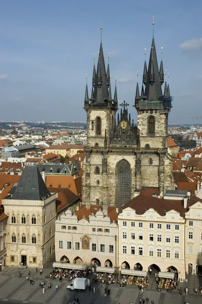 stock image Prague old town square