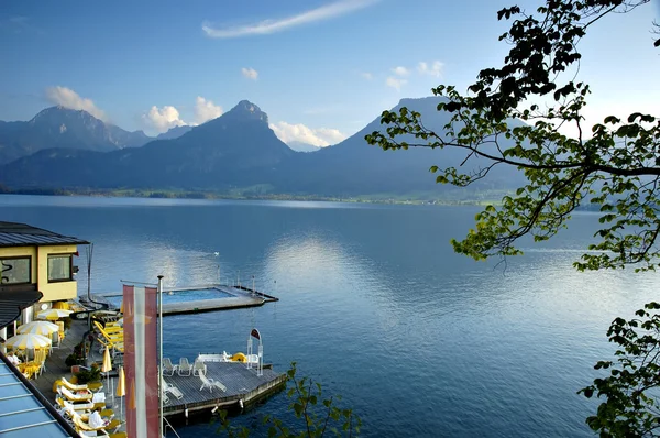 St Wolfgang tó Ausztria — Stock Fotó