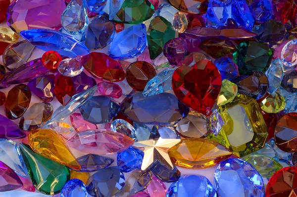 Pile of gems Stock Photo