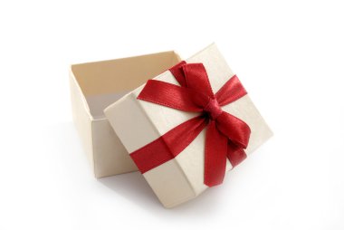 Open gift box clipart