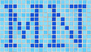 Ceramics tiles alphabet - m,n clipart