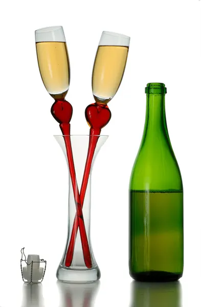 Şampanya bardağı — Stok fotoğraf