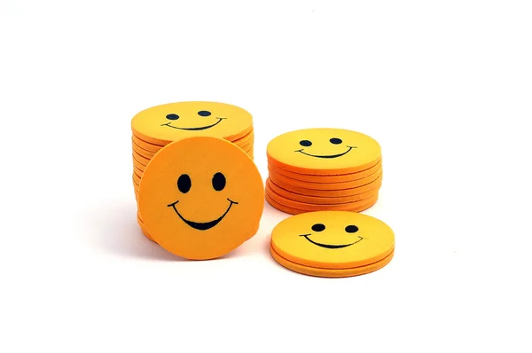 Stack of smilies — Stock Photo, Image