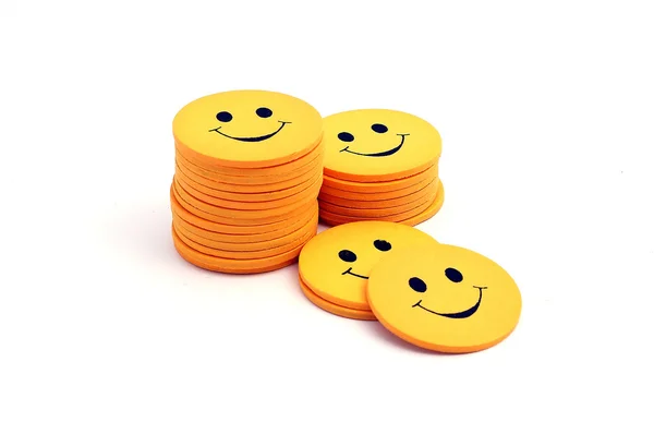 Stack of smilies — Stock Photo, Image
