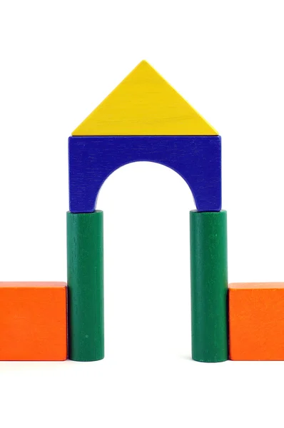 Figurine de blocs de bébé - Porte — Photo