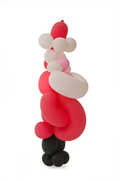 Balloon santa — Stock Photo, Image