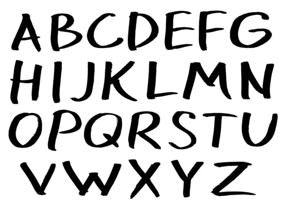 Handwritten alphabet - capital — Stock Photo, Image