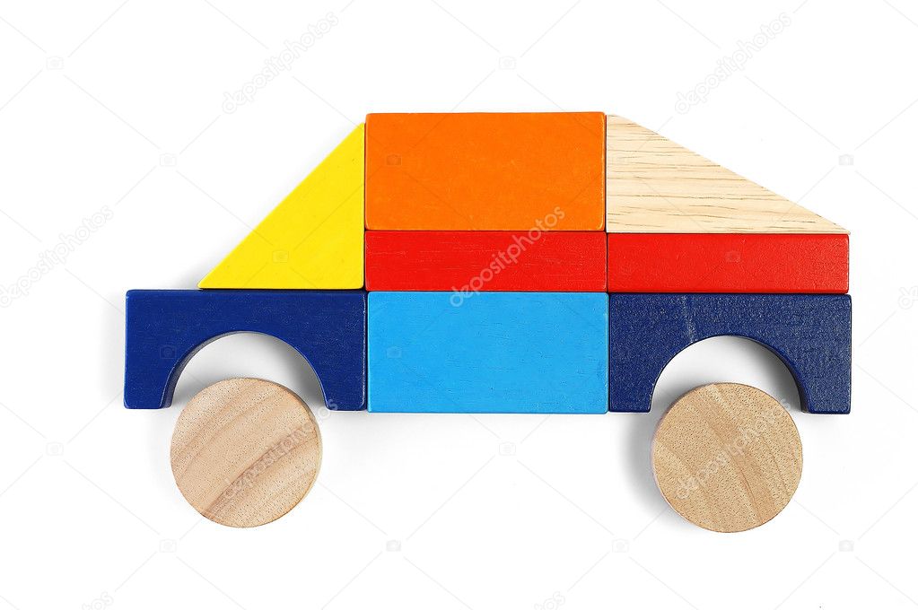Baby blocks figure - SUV