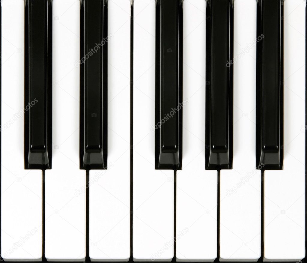 Piano keyboard section