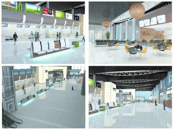 stock image Airport project