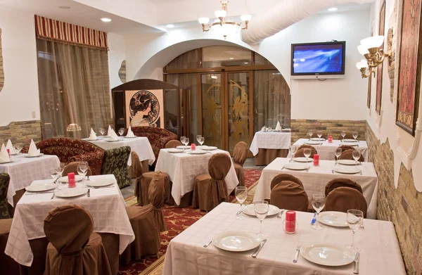 Interior do restaurante não tripulado — Fotografia de Stock